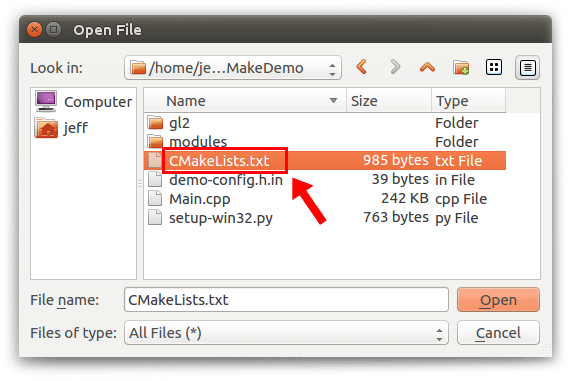 set default cmake generator